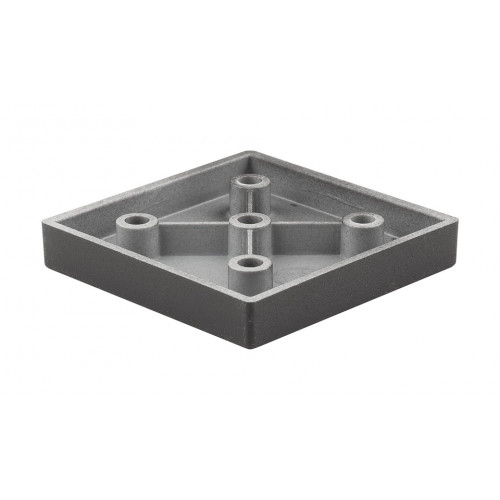 Pied de meuble FP006 10mm noir mat - Sans marque