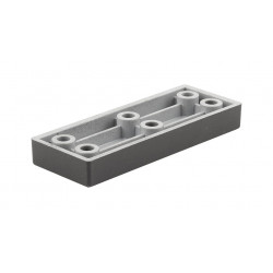 Pied de meuble FP007 10mm noir mat de marque Sans marque, référence: B9427600