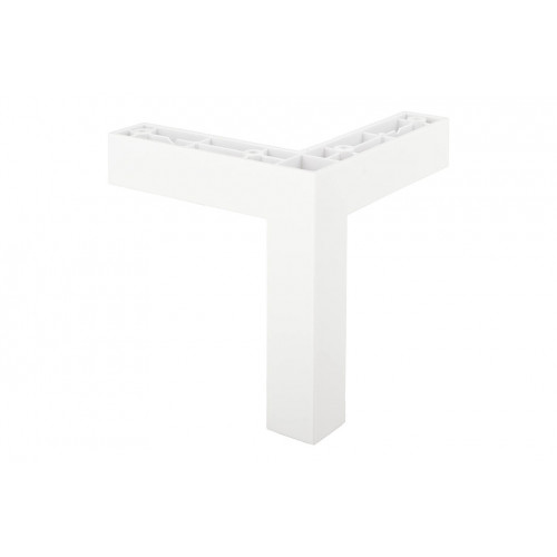 Pied de meuble FP009 120 mm réglable blanc mat - Sans marque