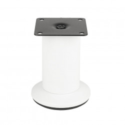 Pied de meuble FS001 80 mm réglable blanc brillant de marque Sans marque, référence: B9428100