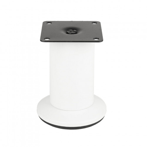 Pied de meuble FS001 80 mm réglable blanc brillant - Sans marque