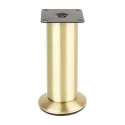 Pied de meuble FS001 150 mm réglable or brossé de marque Sans marque, référence: B9430400