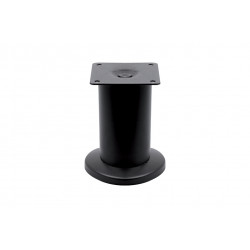 Pied de meuble FS001 200 mm réglable noir mat de marque Sans marque, référence: B9431000