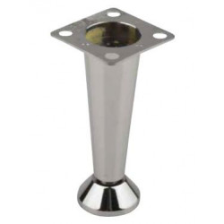 Pied de meuble FS002 80 mm réglable chrome mat - Sans marque