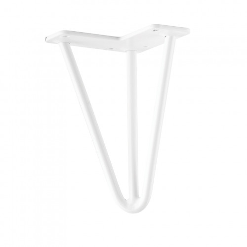 Pied de meuble FS004 175mm blanc brillant - Sans marque