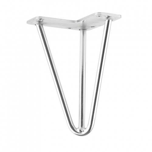 Pied de meuble FS004 175mm chrome - Sans marque