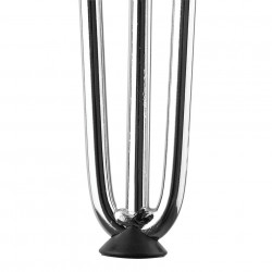 Pied de meuble FS004 175mm chrome - Sans marque