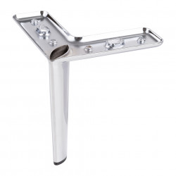 Pied de meuble FS006 150mm chrome brillant de marque Sans marque, référence: B9432700