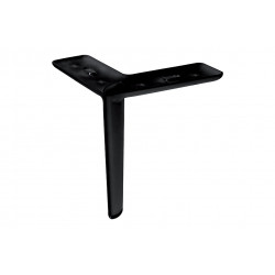 Pied de meuble FS006 150mm noir mat de marque Sans marque, référence: B9432900
