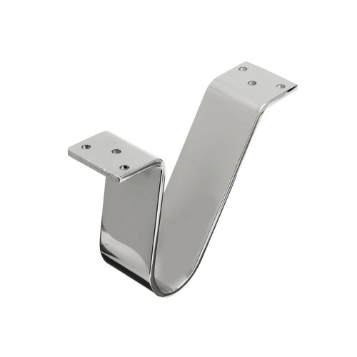 Pied de meuble FS008 120mm chrome brillant - Sans marque