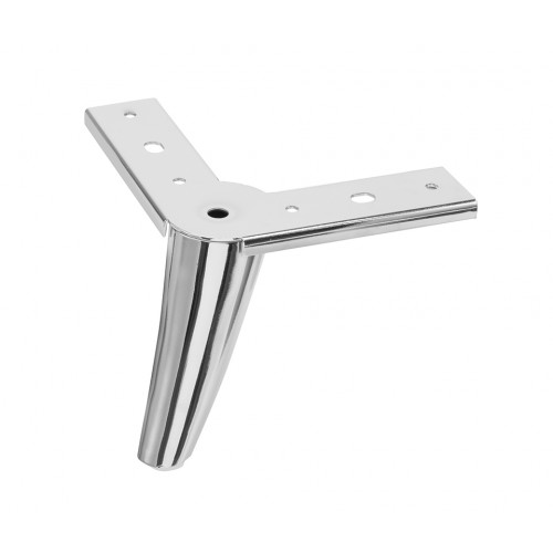 Pied de meuble FS009 115mm chrome brillant - Sans marque