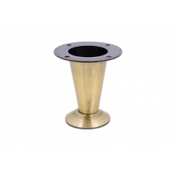 Pied de meuble FS010 102mm laiton vieilli de marque Sans marque, référence: B9433600