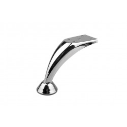 Pied de meuble FS011 120mm chrome brillant de marque Sans marque, référence: B9433800
