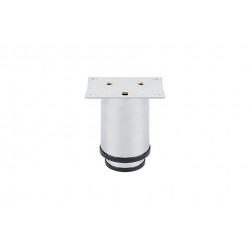 Pied de meuble FS012 90 mm réglable chrome brillant de marque Sans marque, référence: B9433900