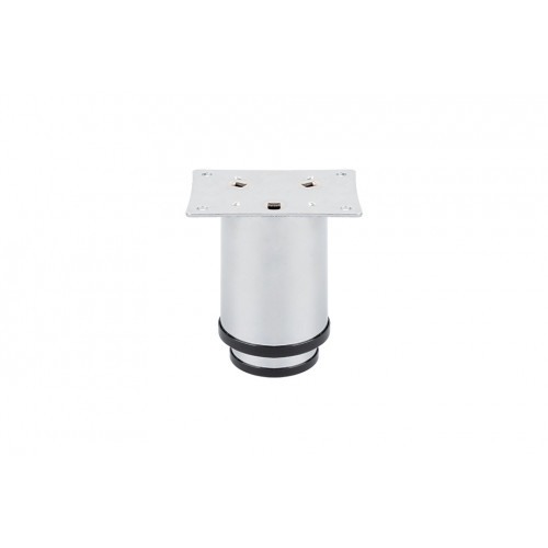 Pied de meuble FS012 90 mm réglable chrome brillant - Sans marque