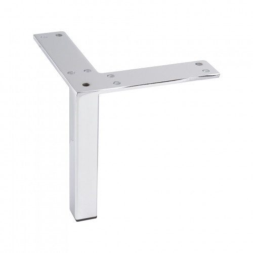 Pied de meuble FS013 126mm chrome brillant - Sans marque