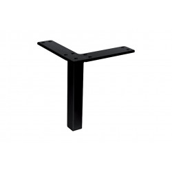 Pied de meuble FS013 126mm noir mat de marque Sans marque, référence: B9434300