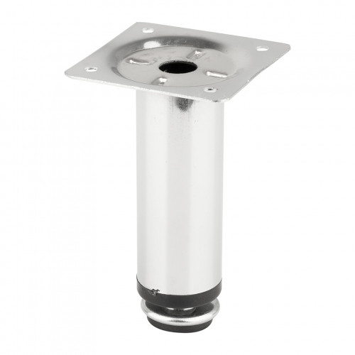 Pied de meuble FS014 100R mm chrome brillant - Sans marque