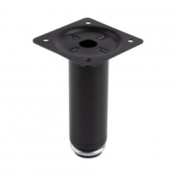 Pied de meuble FS014 100R mm noir mat de marque Sans marque, référence: B9434500