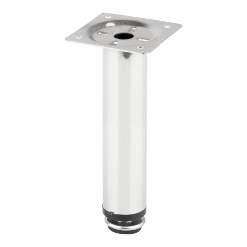 Pied de meuble FS014 150 mm réglable chrome brillant - Sans marque