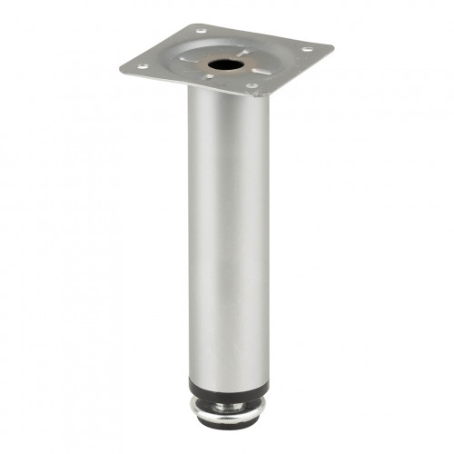 Pied de meuble FS014 150 mm réglable chrome mat - Sans marque