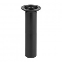 Pied de meuble FS017 150 mm réglable noir mat de marque Sans marque, référence: B9436600