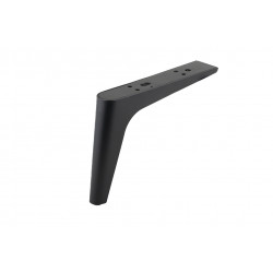 Pied de meuble FS019 150mm noir mat de marque Sans marque, référence: B9437200