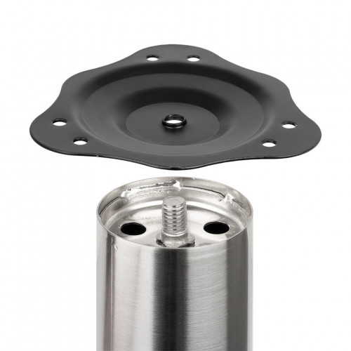 Pied de table S1 710/60 mm noir mat - Sans marque