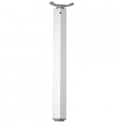 Pied de table TA001 710/60x60mm alu anodisé - réglable de marque Sans marque, référence: B9438400