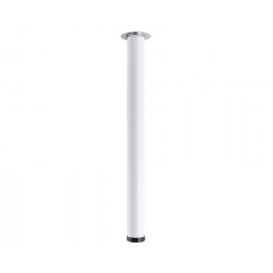 Pied de table TS001 710/60mm blanc brillant - réglable de marque Sans marque, référence: B9439000