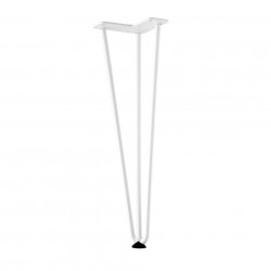 Pied de table TS003 420mm blanc brillant - Sans marque