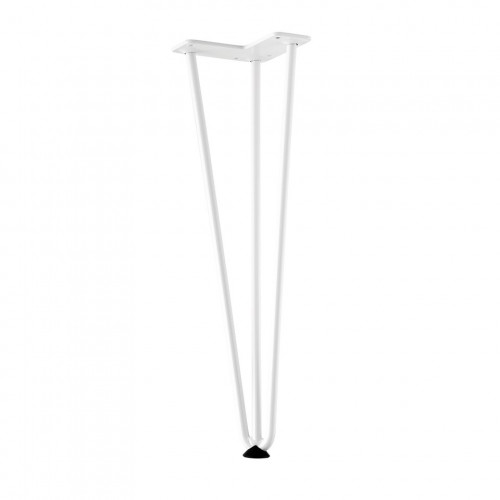 Pied de table TS003 420mm blanc brillant - Sans marque
