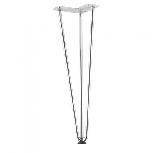 Pied de table TS003 420mm chrome - Sans marque