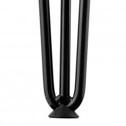 Pied de table TS003 420mm noir mat - Sans marque