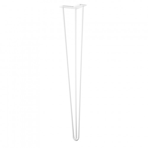 Pied de table TS003 710mm blanc brillant - Sans marque