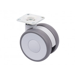 Roulette de meuble Linea 65mm 70kg gris foncé de marque Sans marque, référence: B9441000