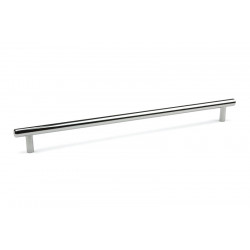 Poignée de meuble barre de traction 128/168 chrome brillant + vis de marque Sans marque, référence: B9444800