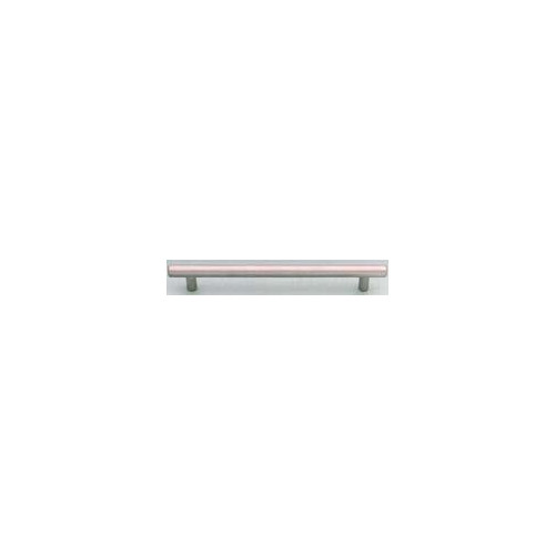 Poignée de meuble barre de traction 128/168 nickel mat + vis - Sans marque