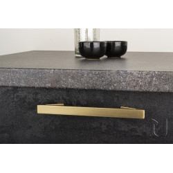 Poignée de meuble Bench 64 noir mat - Sans marque