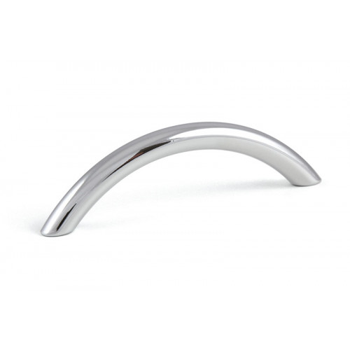 Poignée de meuble Beta 128 chrome brillant + vis - Sans marque