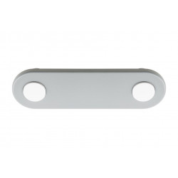 Poignée de meuble Cute 96 gris/blanc - Sans marque