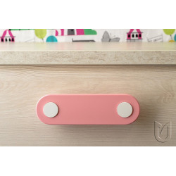 Poignée de meuble Cute 96 gris/blanc - Sans marque