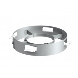 Bride de sécurité pour conduit flexible isolé Ø100 mm - inox galvanisé de marque Joncoux, référence: B9095400