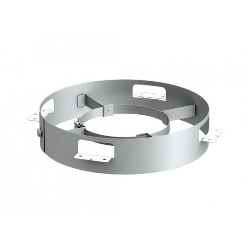 Bride de sécurité pour conduit flexible isolé Ø100 mm - inox galvanisé - Joncoux