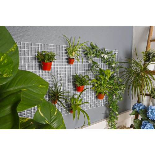 Treillage fixe droite, l.60 x H.120 x P.0.5 cm - IDEAL GARDEN