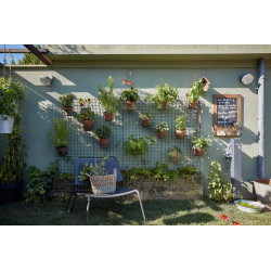 Treillage fixe droite, l.60 x H.120 x P.0.6 cm - IDEAL GARDEN