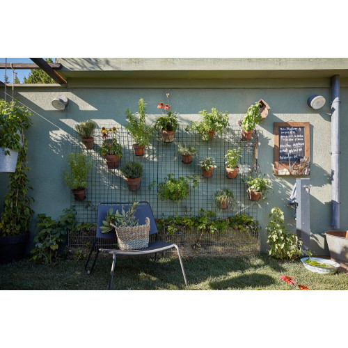 Treillage fixe droite, l.60 x H.120 x P.0.6 cm - IDEAL GARDEN