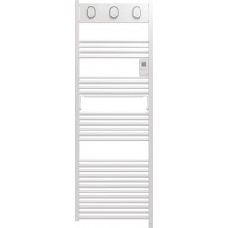 Sèche-serviettes électrique – MARAPI TACTILE BLANC - 750 W – Inertie fluide – Thermostat électronique – Format vertical - SAUTER