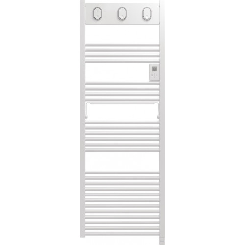Sèche-serviettes électrique – MARAPI TACTILE BLANC - 750 W – Inertie fluide – Thermostat électronique – Format vertical - SAUTER