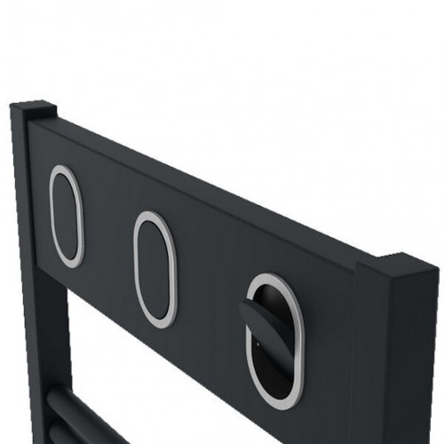 Sèche-serviettes électrique – MARAPI TACTILE ANTHRACITE - 500 W – Inertie fluide – Thermostat électronique – Format compact - SAUTER